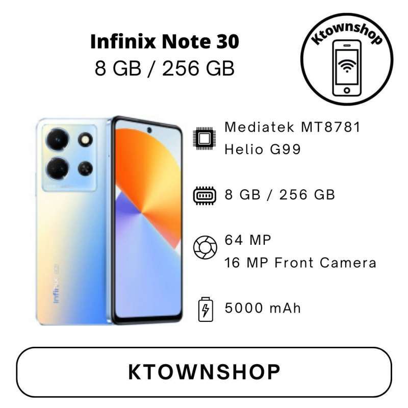 Jual Infinix Note 30 8/256gb Garansi Resmi Di Seller Ktownshop ...