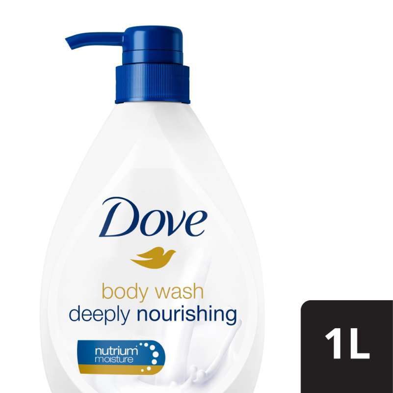 Jual Dove Deeply Nourishing Body Wash [1000 mL/ Kemasan Pump] di Seller
