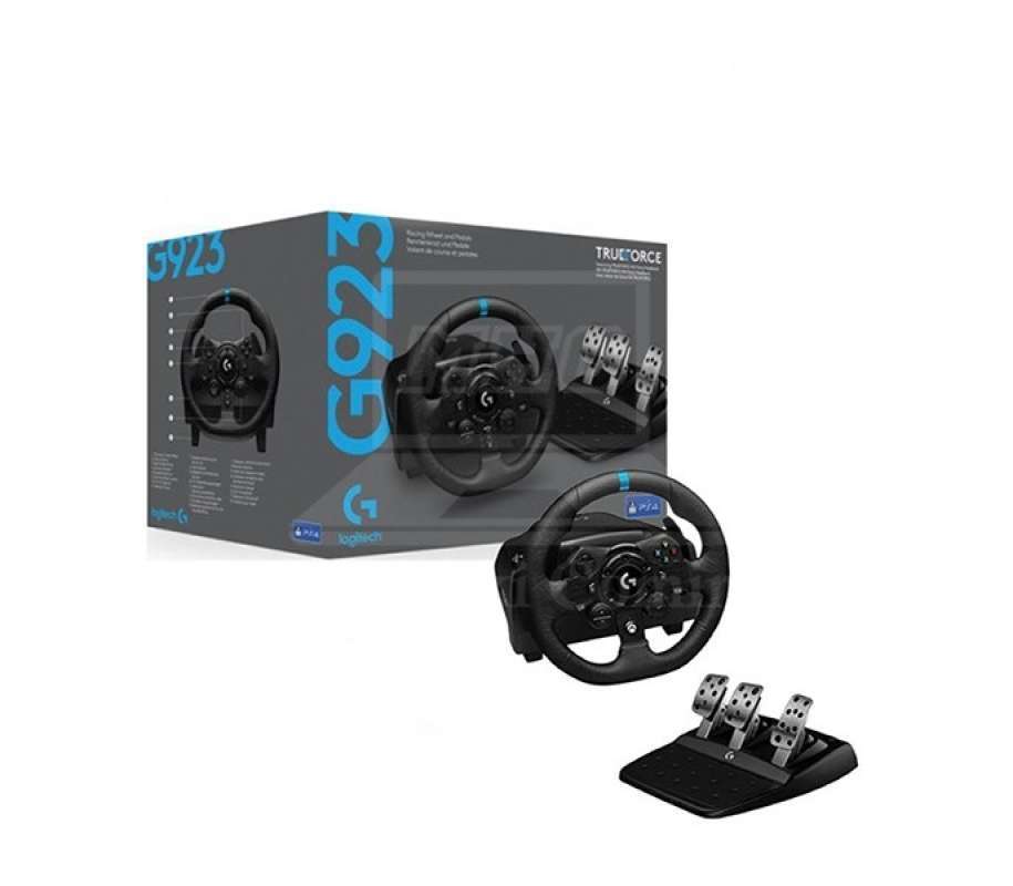 Jual LOGITECH G923 TRUE FORCE STEERING WHEEL & PEDALS FOR PC, PS4 AND