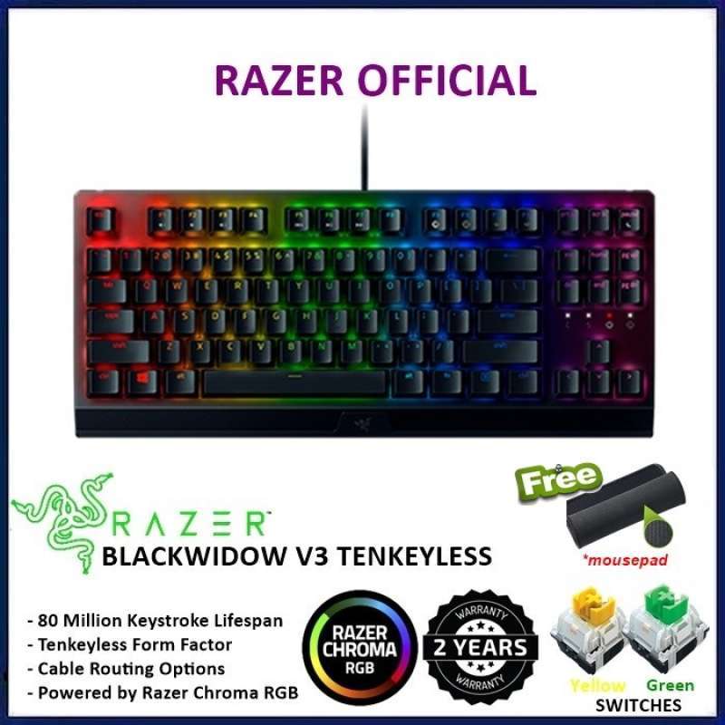 Jual Razer Blackwidow V3 Tenkeyless Mechanical Gaming Keyboard di ...