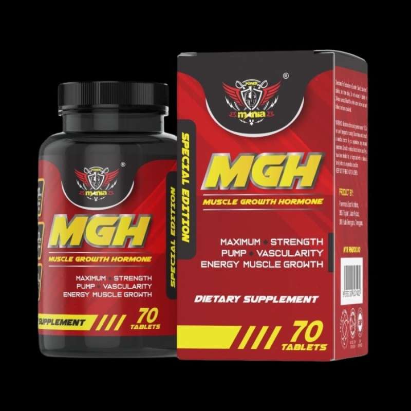 Promo Mgh Power Mania Muscle Growth Hormone Testosteron Booster Mania