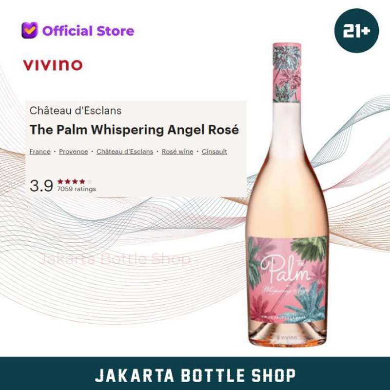 Jual Chateau D'Esclans The Palm By Whispering Angel French Rose Wine di