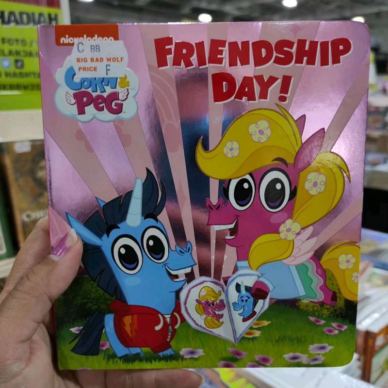 Jual BIG BAD WOLF CORN & PEG FRIENDSHIP DAY! BUKU CERITA ANAK BBW