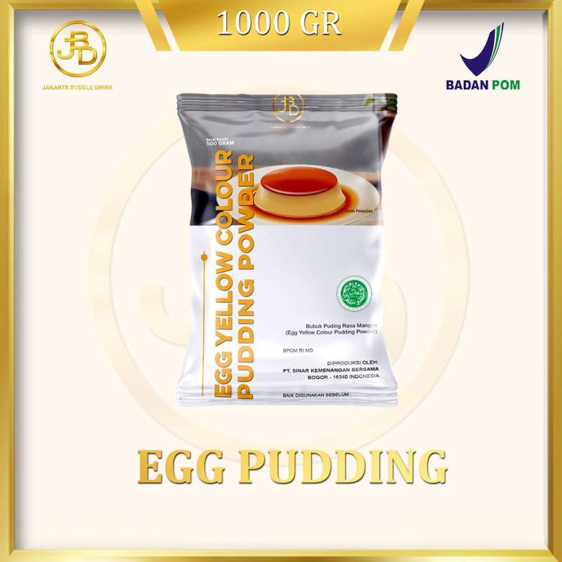 Jual Egg Pudding Powder 1kg Topping Minuman Jakarta Bubble Drink di Seller
