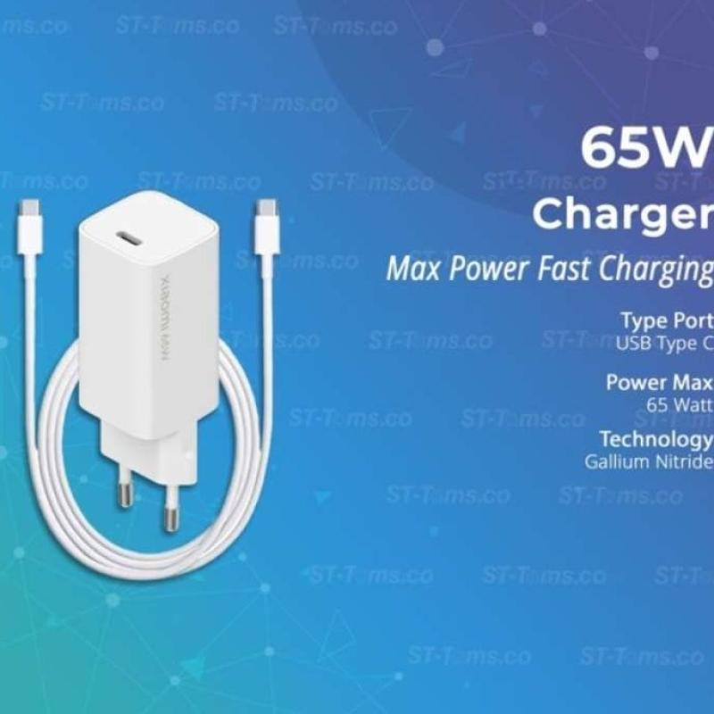 Promo Xiaomi Mi 65W Fast Charger With Gan Tech Diskon 23% di Seller ...
