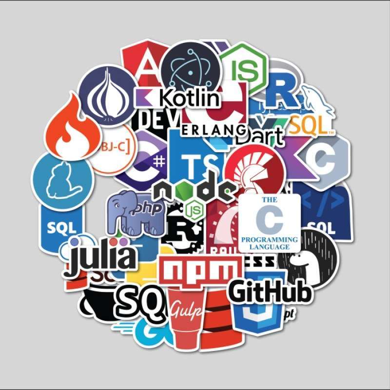 Promo Sticker Programming 2 / Sticker Laptop / Sticker Pack / Stiker ...