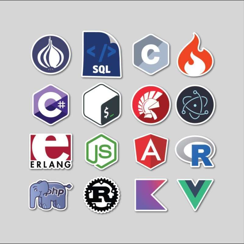 Promo Sticker Programming 2 / Sticker Laptop / Sticker Pack / Stiker ...