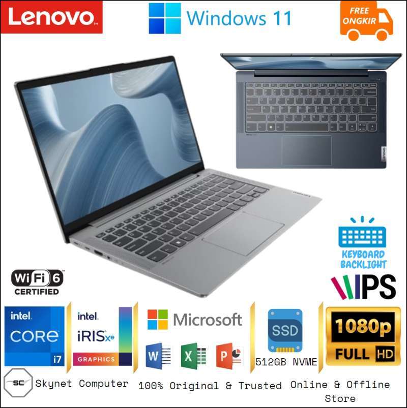 Jual lenovo ideapad slim 5 intel core i7 13620h ram16gb ssd512gb fhd