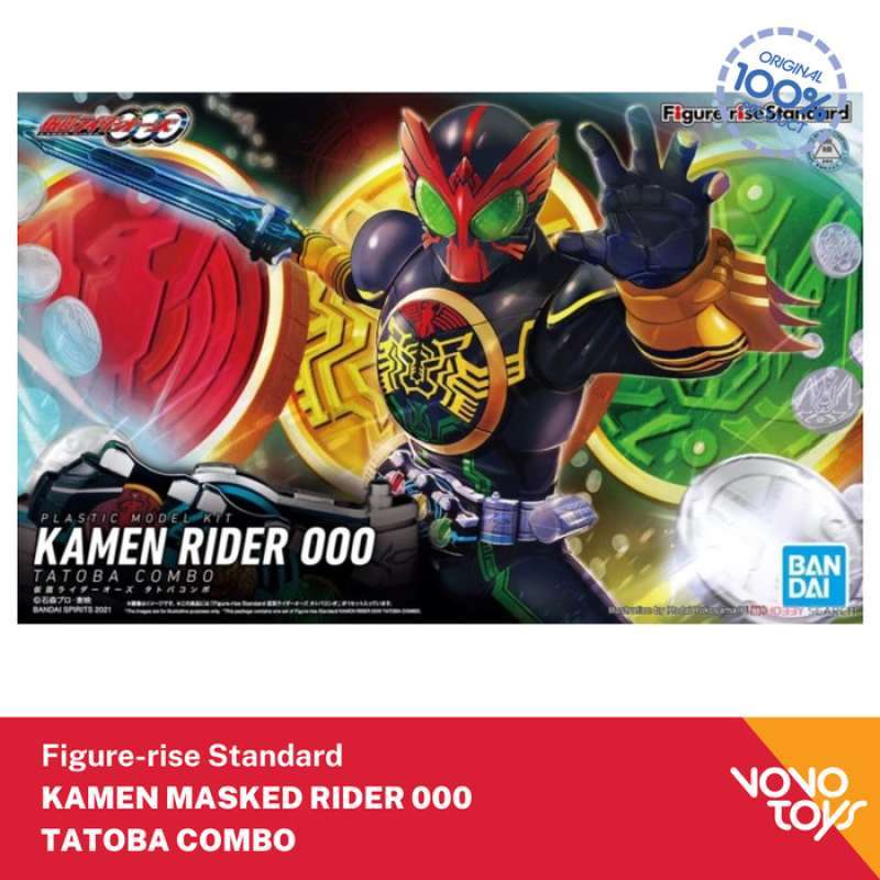 Jual Bandai Figure Rise Standard Kamen Masked Rider 000 Tatoba Comboo ...