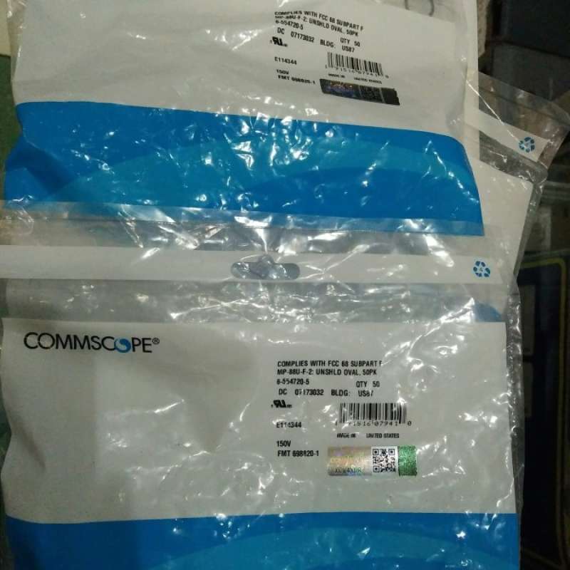 Promo Conektor Rj45 Amp Commscope Diskon 23% Di Seller Gigaba Store ...