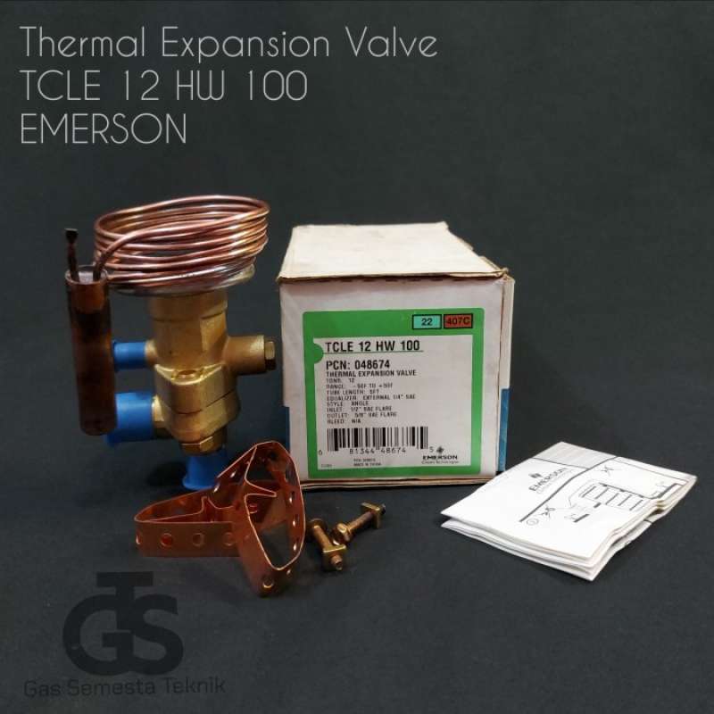 Promo Thermal / Expansi / Expansion Valve TCLE 12 HW 100 EMERSON Diskon