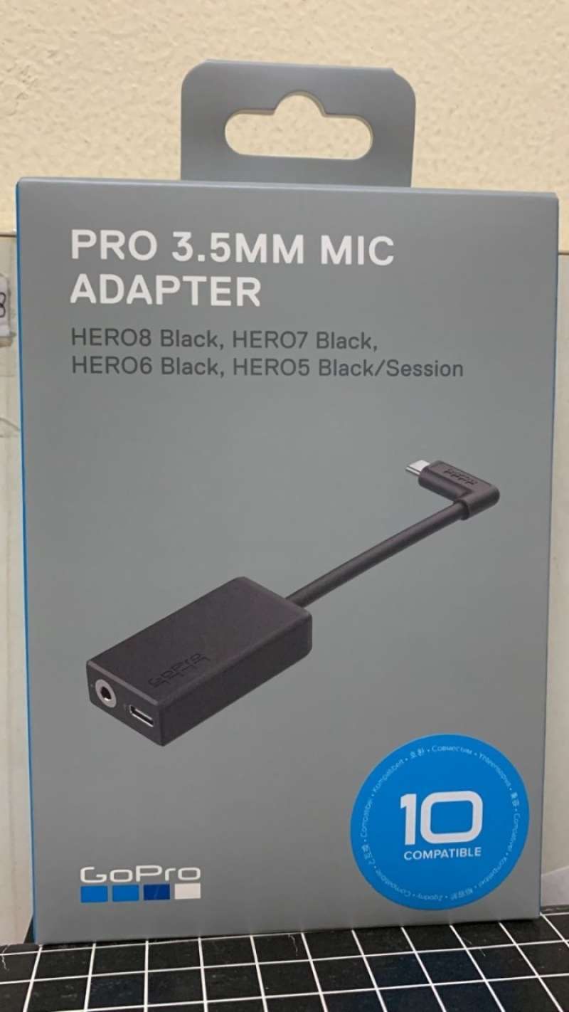 Promo GOPRO PRO 3.5MM MIC ADAPTER FOR HERO 9/10/11 ORIGINAL Diskon 50 ...