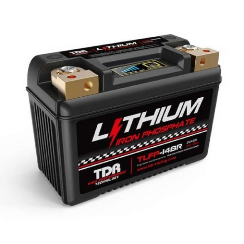 Promo Aki Motor Tdr Lithium Iron Phosphate Battry Tlfp-14Br 12V Diskon