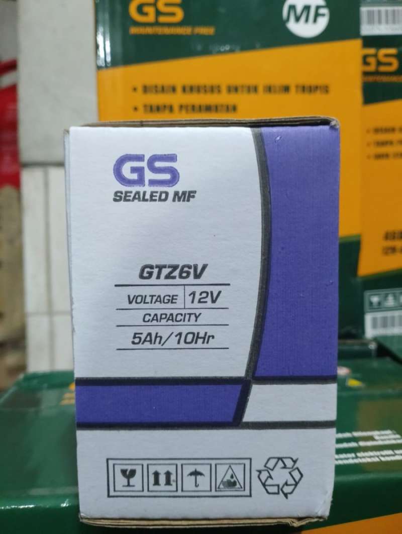 Jual Aki Kering Gs Astra Mf Gtz6V 5Ah Motor Honda Vario 125 Vario 150