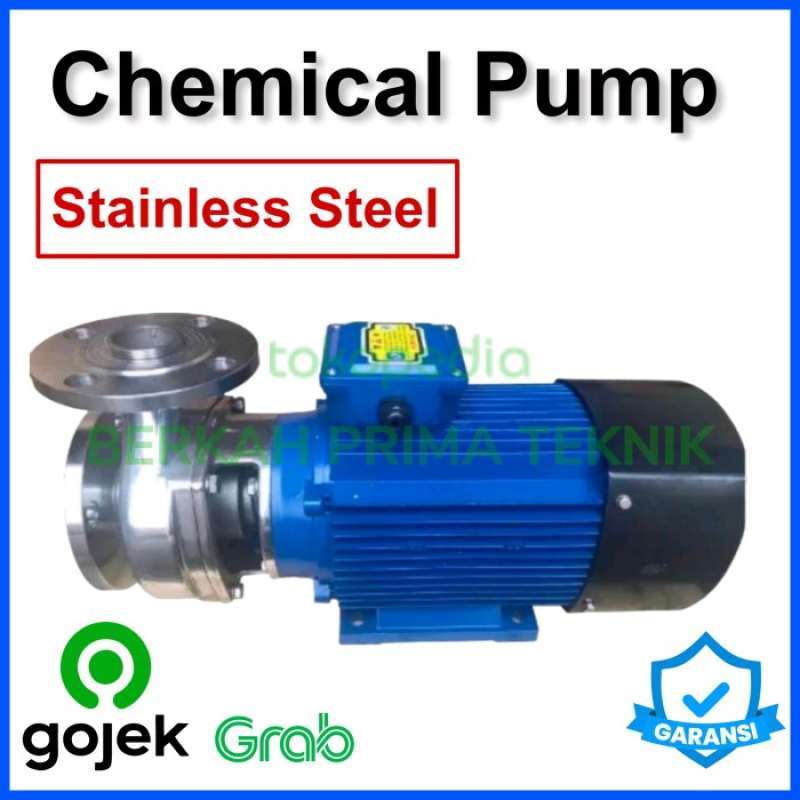Promo Pompa Kimia Pompa cairan Asam/Air Asin STAINLESS STEEL 1,5HP ...