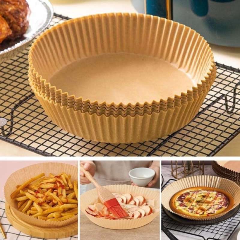 Jual Bakest Air Fryer Paper Cup / Kertas Alas Tatakan Airfryer Panggang