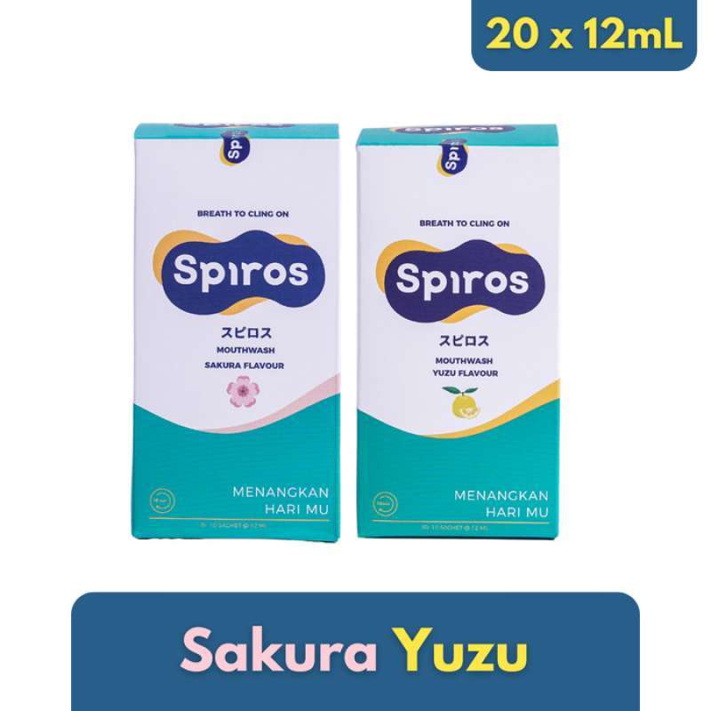 Promo Spiros Double Flavour Sakura And Yuzu Diskon 30 di Seller