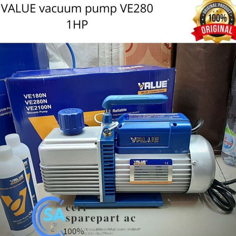 Promo Value Vacum Ve280 Vacuum Pump Ac 1Hp Diskon 1 di Seller Kuniy Store Kapuk, Kota Jakarta