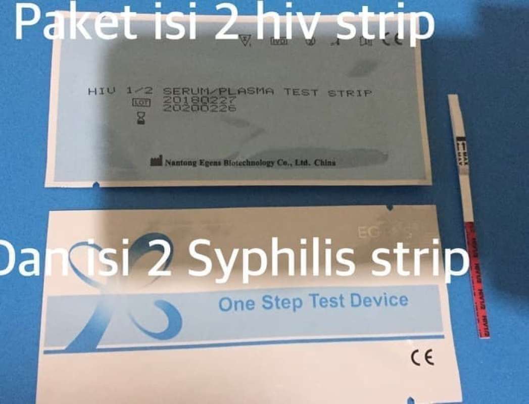 Promo Tes Hiv Strip Dan Syphilis Strip Harga 1 Paket Isi 4 Strip Diskon