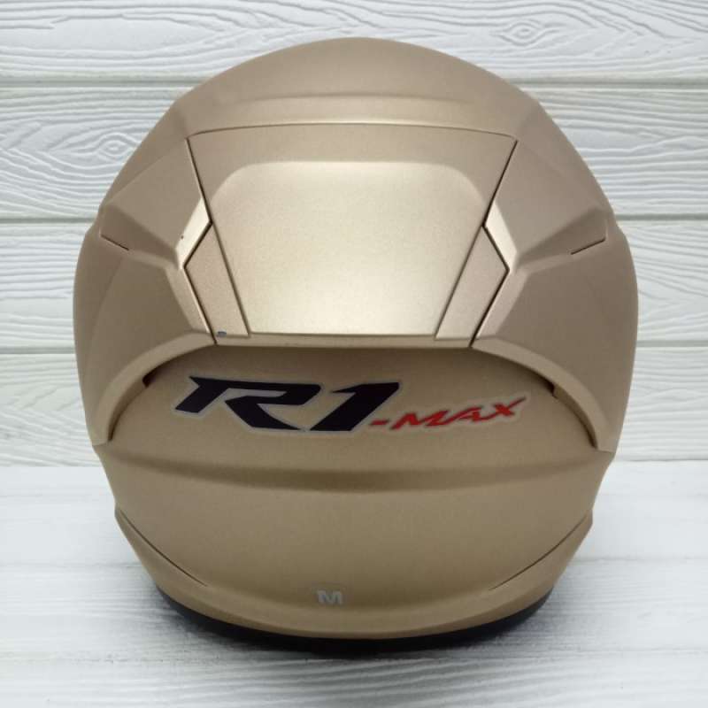 Nhk R1 Max Promo Helm Nhk R1 Max Solid Light Gold Dof Original Nhk R 1 Max Double ...