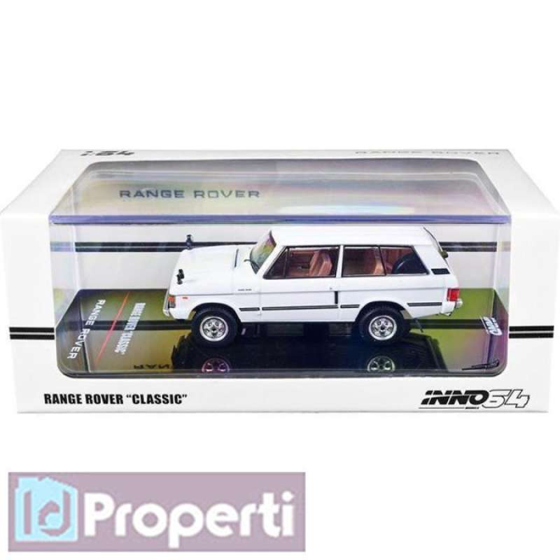 Modellino INNO64 Range Rover Classic In Die-cast - Scala 1:64, Colore Bianco, Edizione 2022