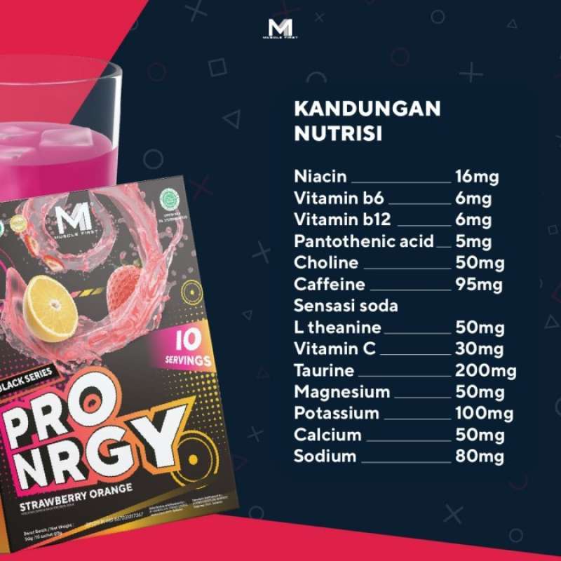 Promo Musclefirst Pro Nrgy 10 Servings Sumplemen Fitness Penambah Power