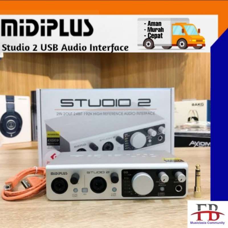 Promo Soundcard Recording Midiplus Studio 2 / Studio2 USB Audio ...