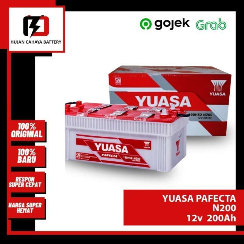 Jual Aki Mobil YUASA PAFECTA N200 / N-200 / N 200 - Aki KAPAL di Seller