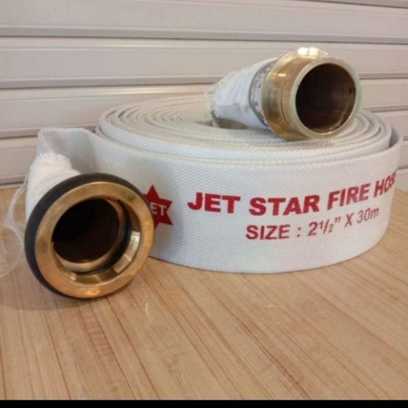 Promo SELANG HYDRANT MERK JET STAR FIRE HOSE KANVAS 2.5 INCH X 30 M ...
