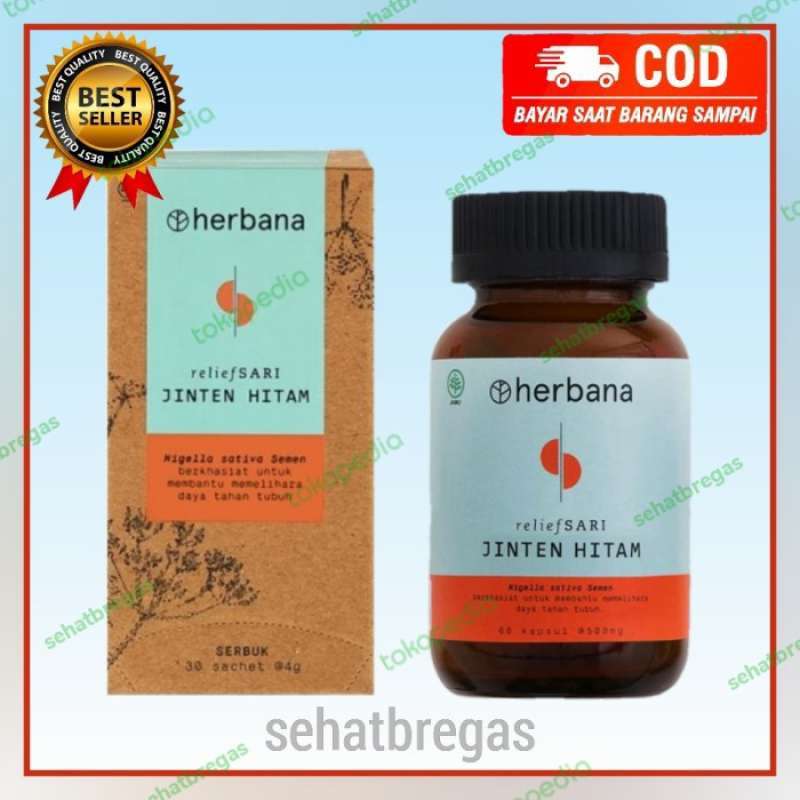 Jual Herbana Jinten Hitam 60 Kapsul di Seller Nizar Store 001 Cikoko