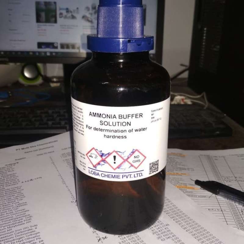 Promo Amonia Buffer Solution, For Determation Of Water Hardness 500ml ...