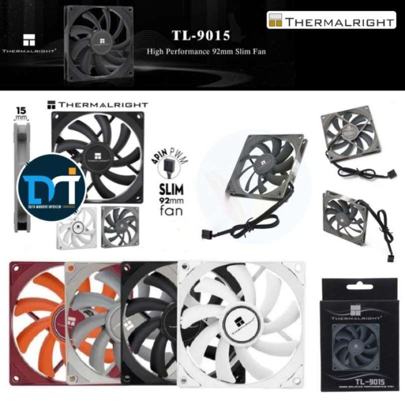 Promo Thermalright Tl 9015 - Slim 92Mm 4Pin Pwm Fan Cooler Diskon 23% ...
