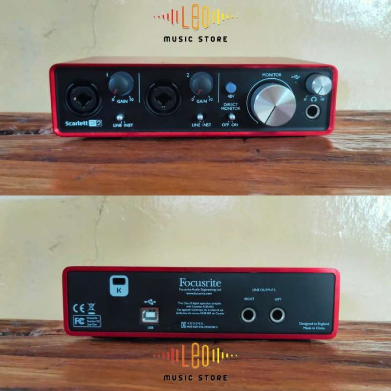 Jual soundcard focusrite scarlett 2i2 2nd generation di Seller Graha ...
