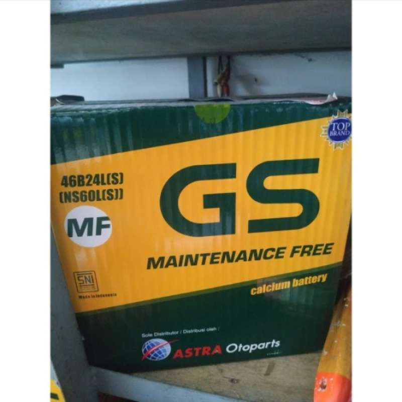 Jual Aki Mobil Toyota Sienta, Yaris, New Vios GS Astra MF NS60LS Aki
