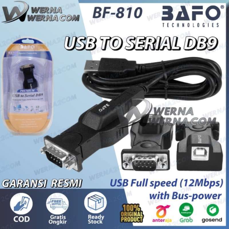 Promo Bafo Usb 2.0 To Rs232/Serial/Db25 Bf810 Original Diskon 23 di Seller XiXiStore Pasar