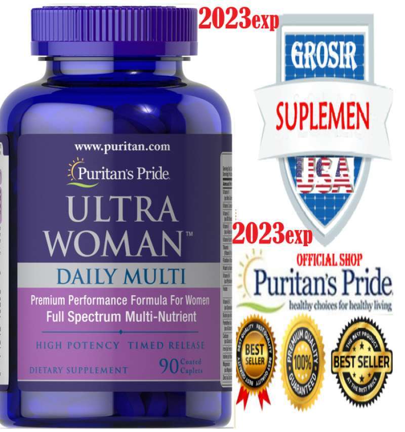 Promo Ultra Woman Max Daily Multivitamin 90 Caps Puritan -Vitamin ...