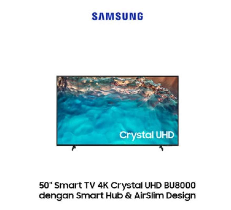 Jual Samsung TV 50 inch 50BU8000 Crystal 4K UHD Smart TV di Seller Depo