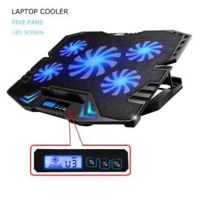 Jual Coretech Penta-fan Cooling Pad Kipas Fan Pendingin Laptop Portable ...