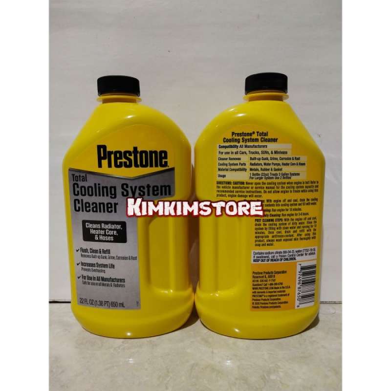 Promo Prestone Flush + Cleaner Penguras Kuras Radiator 650 ML Diskon 31