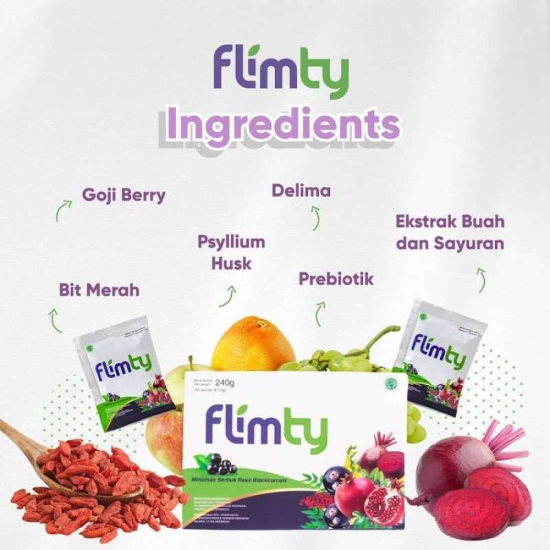Flimty Raspberry Promo Flimty Fiber 1 Box Fiber Detox Variant Rasa Blackcurrant Dan ...