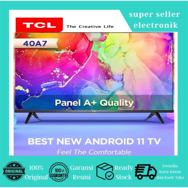 Promo LED TV TCL 40A7 SERIES. Best New Android TV, A+ Panel Quality
