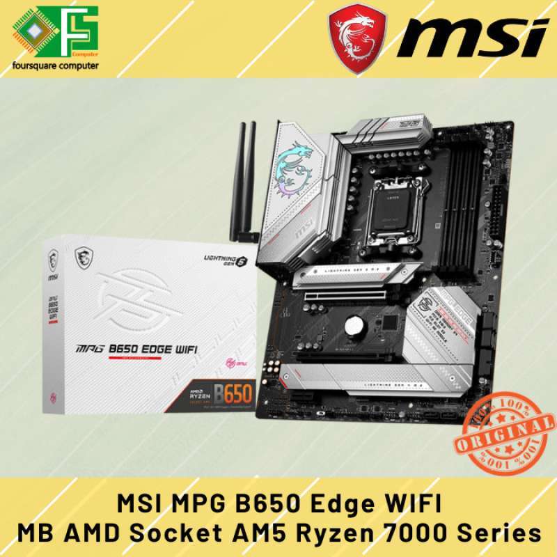 Carte Mère MSI MPG B650 EDGE WiFi - AM5 DDR5 ATX - Occasion