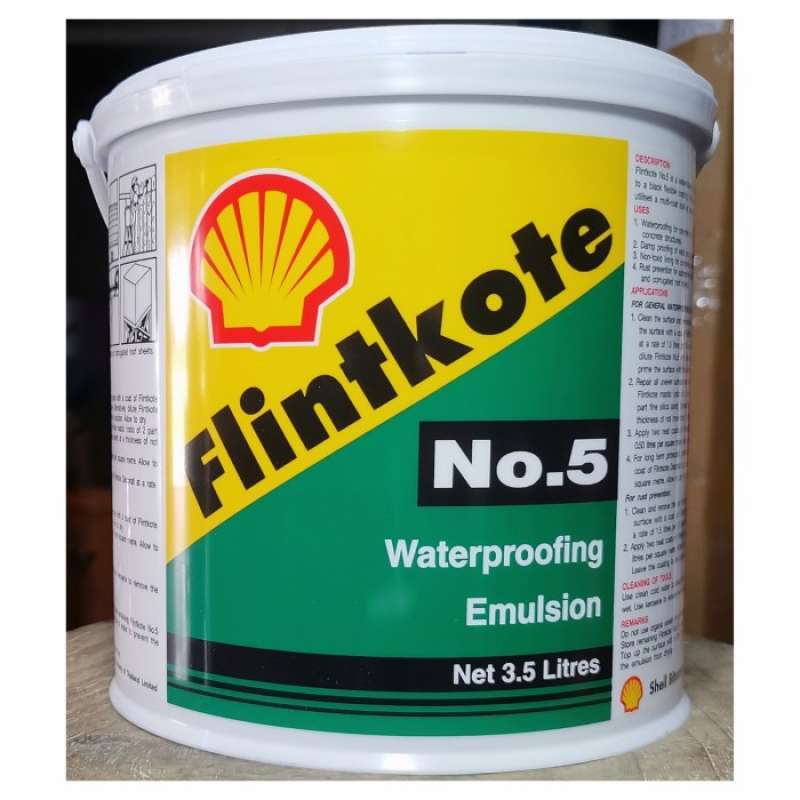 Promo Flinkote Shell 3.5Ltr Cairan Bitumen non-fiber Diskon 23% di ...