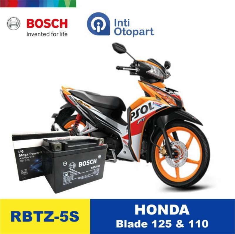 Jual Accu Aki Motor HONDA BLADE 110 125 ORIGINAL BOSCH di Seller