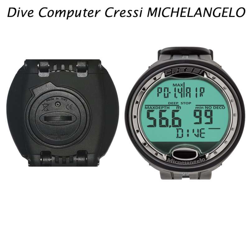 Promo Cressi Computer Michelangelo Wrist Dive Computer / Peralatan ...