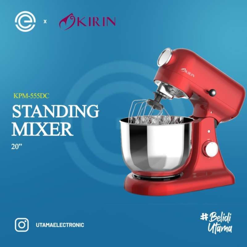 Promo KIRIN Standing Mixer 5.5 Liter KPM555DC Diskon 11 di Seller