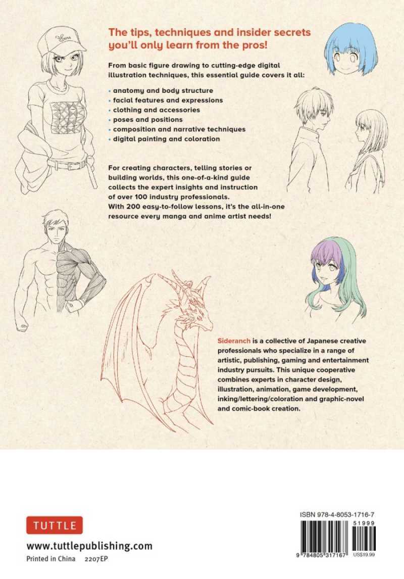 Promo Learn to Draw Exciting Anime & Manga Characters: Lessons from 100 ...
