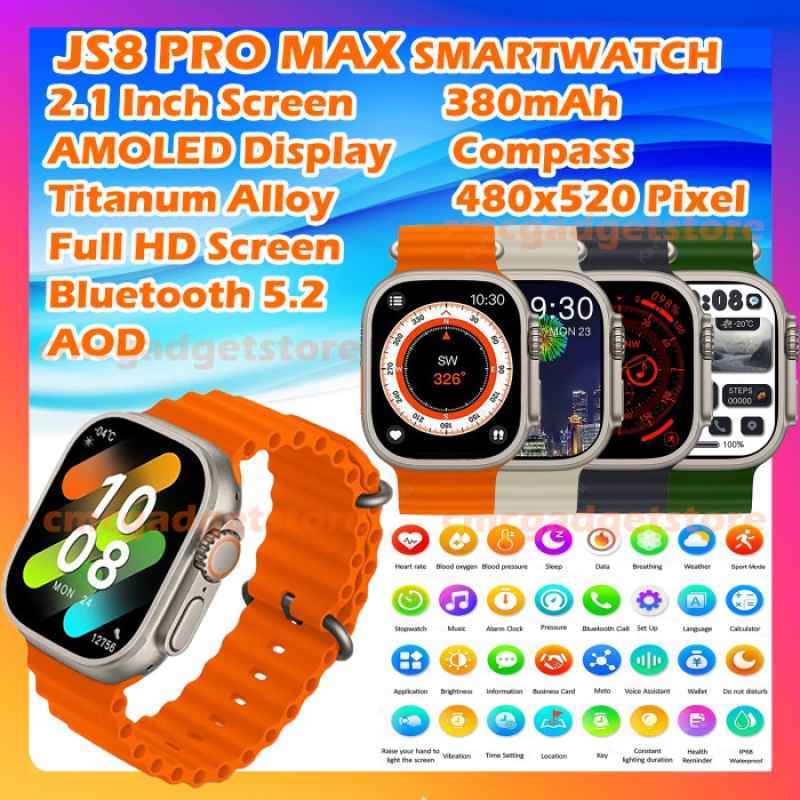 Jual Jam Tangan Smartwatch Android 8 Promax Spesifikasi Original, Murah ...