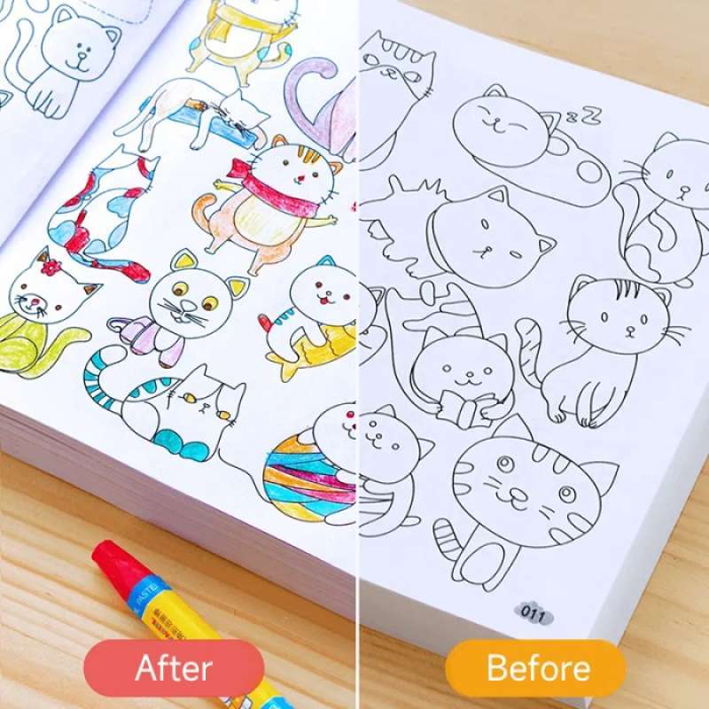 Promo Mainan Anak Edukasi - Buku Belajar Gambar - Mewarnai - Colorbook ...