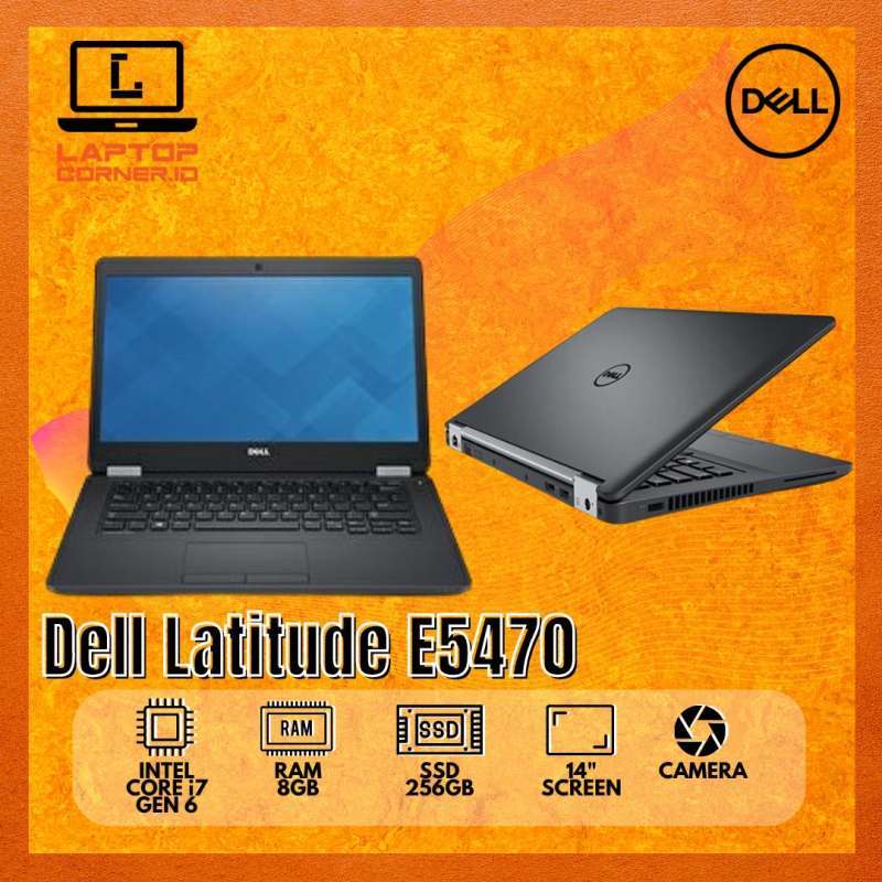 Jual Laptop Dell Latitude E5470 Core i7 Gen 6 RAM 8GB SSD 256GB Mulus